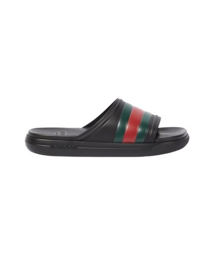 Gucci Web Slide Noir Rubber
