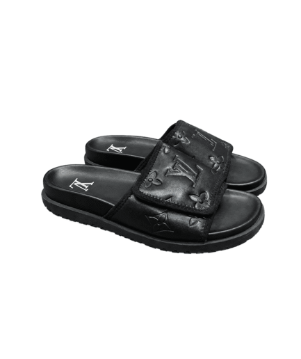 Louis Vuitton Slide Slippers Men's Black
